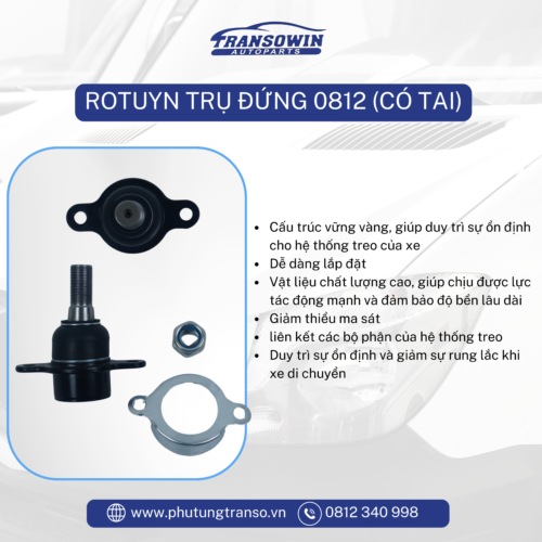 Rotuyn trụ đứng 08/12 (Có Tai) - Hình ảnh 2