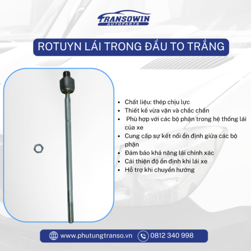 Rotuyn lái trong đầu to trắng - Hình ảnh 2
