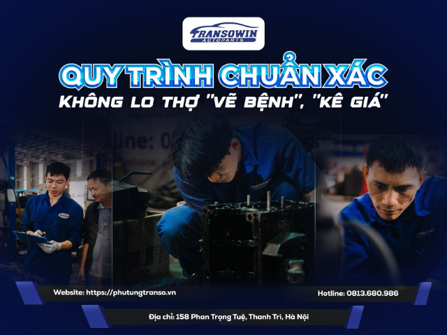 Quy trình đại tu hộp số Ford Transit tại gara chuyên nghiệp