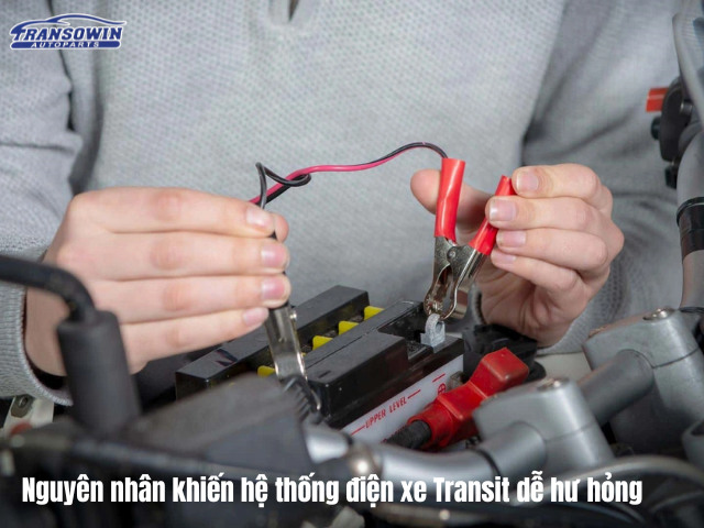 Nguyên nhân khiến hệ thống điện xe Transit dễ hư hỏng